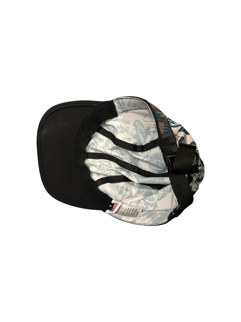 Kavu Printed Bucket Hat - Green and Cream - Picture 3 of 3